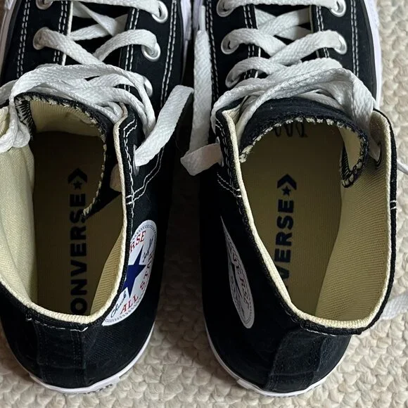 Converse All Star Chuck Taylor Women's Size 7.5 Black High Top Sneakers Shoes - Picture 2 of 10